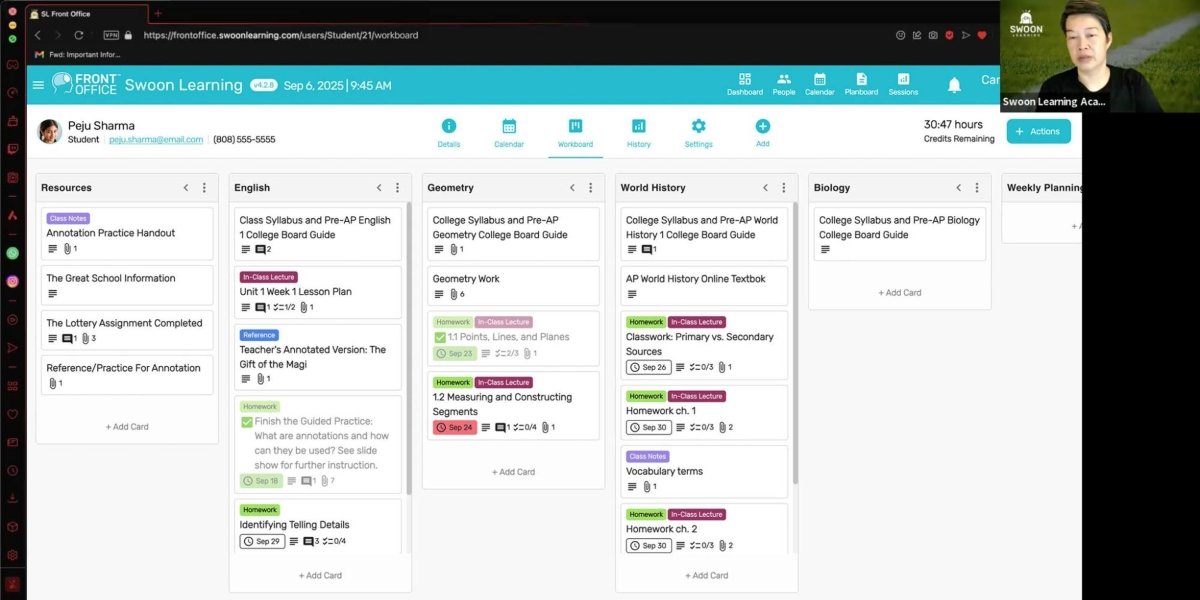 The Future of Tutoring Tech: Inside Swoon Learning’s Swoon Front Office™