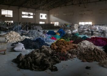 Textile Waste Installation at California Capitol Spotlights Environmental Impact